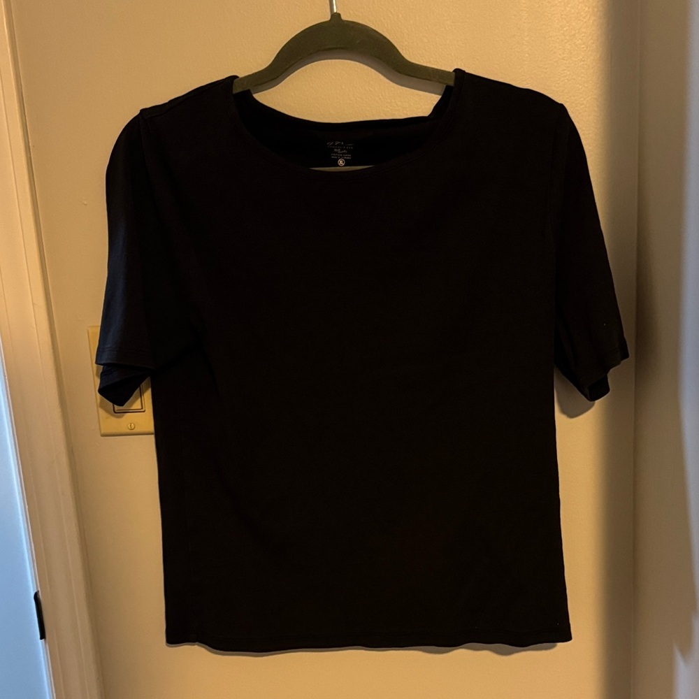 J Crew Black Tee